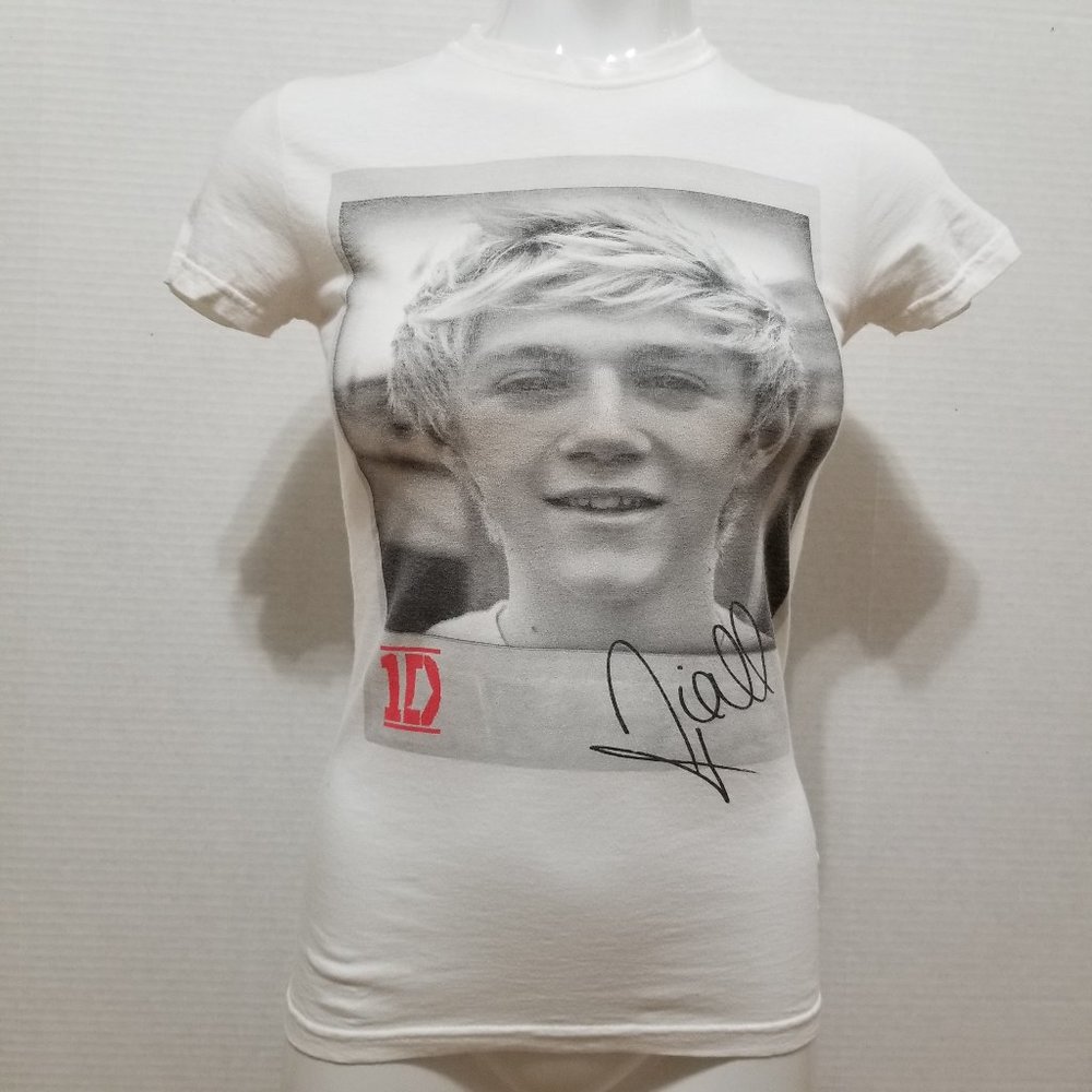 One Direction shirt XS Niall Horan polaroid photo graphic boyband band merch 1D